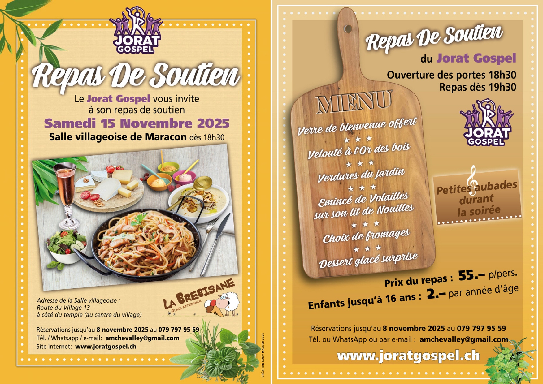 Repas de soutien du Jorat Gospel